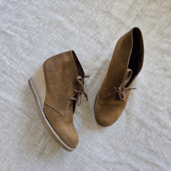 J Crew Macalister brown suede boots - Picture 1 of 7